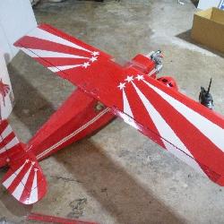 ARTF DECATHLON GAS POWERED RC AIRPLANE W/