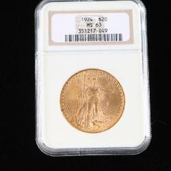 1924 20$ Saint Gaudens Coin
