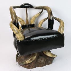 Antique Horn Chair.