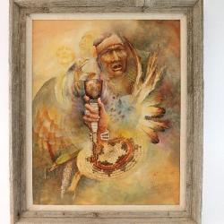 Original Oil on Canvas by Redwing Nez.