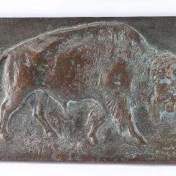 Fine Art Bronze of Buffalo.