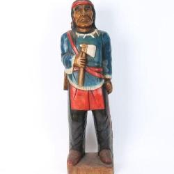 Carved Indian Statue.