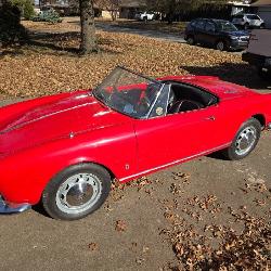Tulsa Oklahoma Collectors Auction - 1962 Alfa Romeo Giulietta Spider Normale Convertible with Hardtop
