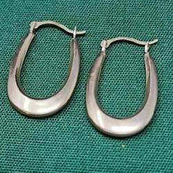 10k Yellow Gold Hoop Earrings .43g