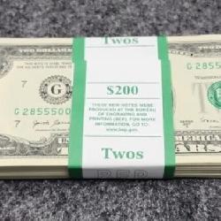 BEP 2017A NOTES $2 Dollar Bills G UNCIRCULATED