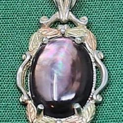 Black Hills CcO Sterling & 10k Gold Pendant