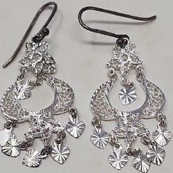 .925  Sterling Silver Earrings 6.42g