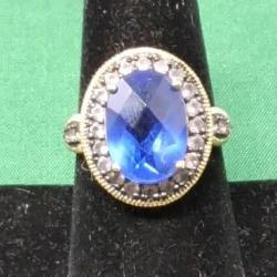 .925 Sterling Ring Size 8, 5.95g