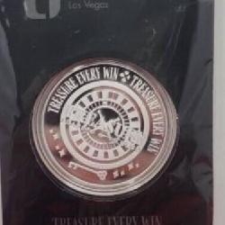 Treasure Island Casino Silver Token