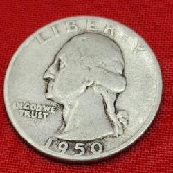 1950 Washington Silver Quarter