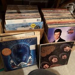 2 Boxes Vintage LP Vinyl Records