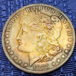 1885 Morgan Silver Dollar
