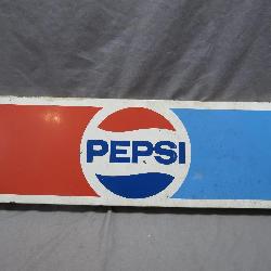 1960s Pepsi-Cola Metal Advertising Sign
