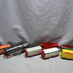 Hafner Model Train Set with Wind-Up Engine