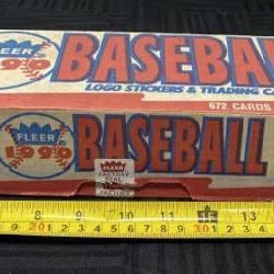 Fleer 1990 baseball logo stickers and trading
