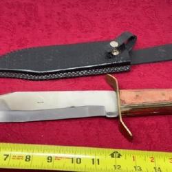 Bowie Knife Pakistan Steel, 10 inch blade w