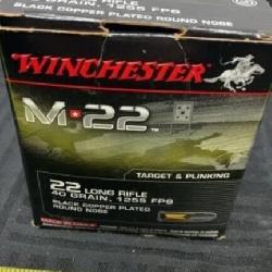 Winchester M 22 long rifle 40 grain full box
