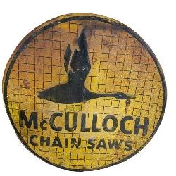 48 INCH MCCOLLUH CHAINSAW SIGN