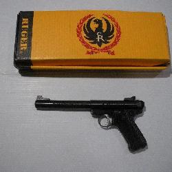 RUGER MARK II .22 LR SEMI AUTO PISTOL W/