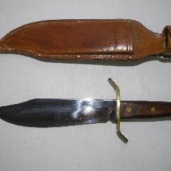 WESTERN W49 BOWIE KNIFE W/ SHEATH  9IN BLADE