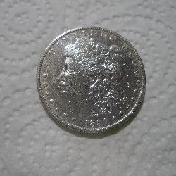 1886 MORGAN SILVER DOLLAR