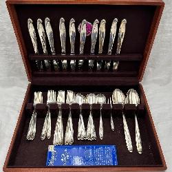 Reed & Barton Sterling Silver Flatware Set & Chest