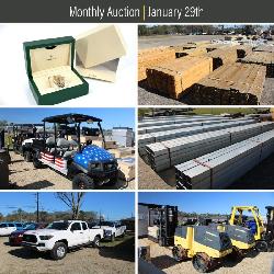 Rolex Watch, Lumber, Golf Carts, and More Selling January 29th