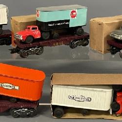 Marx Flat Cars with Trailers