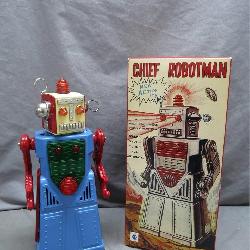 Chief Robotman Wind-Up Action Toy