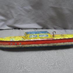 Chein Peggy Jane Tin Wind-Up Boat