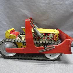 Marx Wind Up Caterpillar Bulldozer ï¿½ Working