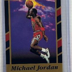 Michael Jordan 1990/91 red border promo c