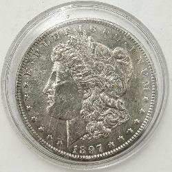 1897 Morgan Silver Dollar