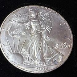 200 UNC  Silver Eagle 1oz. Fine Silver Bullion
