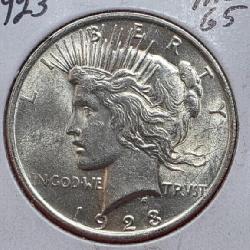 1923 Peace Silver Dollar