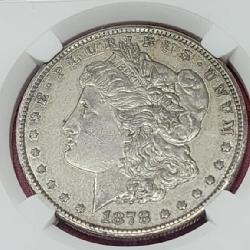 1878-CC Morgan Silver Dollar