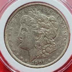 1901 Morgan Silver Dollar