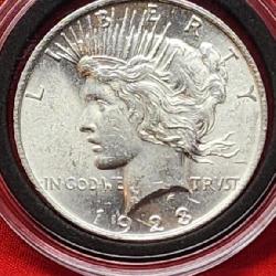 1923 Peace Silver Dollar