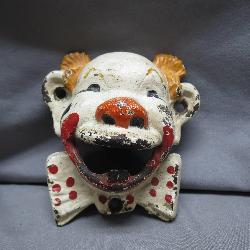 Cast Iron Clown Face Cap Opener Plaque