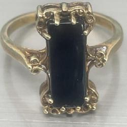Victorian Revival 10k FM yellow gold filled ring