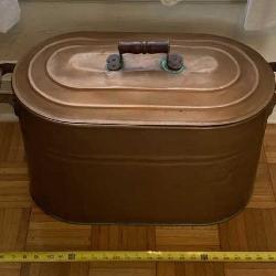 Vintage copper boiler