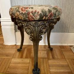 16.5 inch tall cast iron legs stool