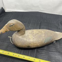 Old wooden decoy duck