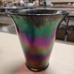 Fenton Amberina Iridescent Flip Lip Case