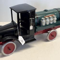 Vintage Buddy L Pressed Steel Milk Delivery Truck