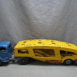 Structo Auto Transporter Toy with Wear