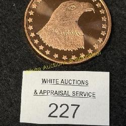 Eagle - 1 Oz. - .999 Copper