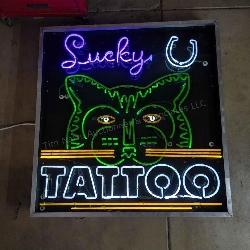 C3 Neon Sign four  colors Tattoo