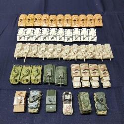 C3 48Pc Diecast / Plastic Tanks/trucks 1:64 scale