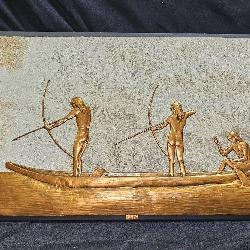 E. Kohler Brasil 76' Copper & Fossilized Stone